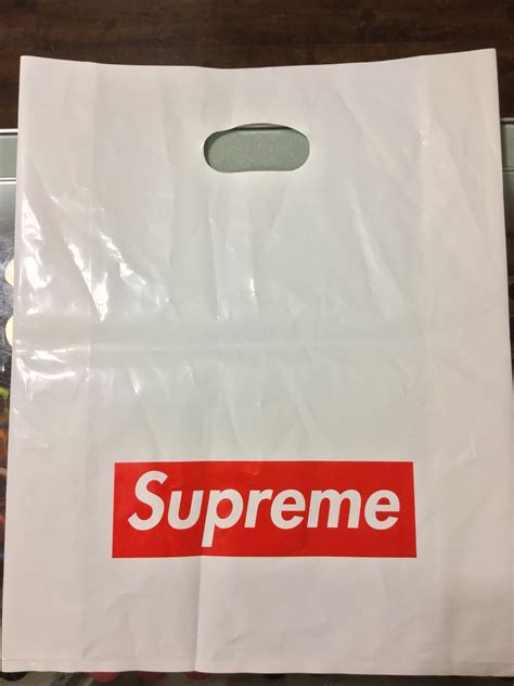 supreme fake bag|supreme shopping bag.